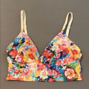 Commando Floral Bralette w/ adjustable straps S/M
